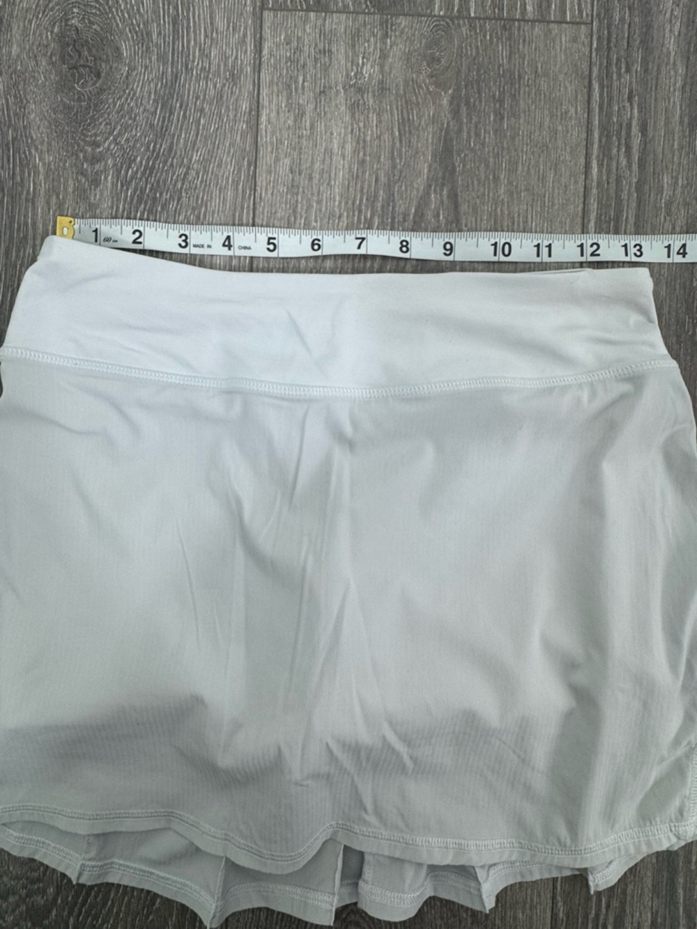 Lululemon White Tennis Skort 4 Athletic Running Golf Sports Skirt Outdoor Summer - Picture 7 of 9